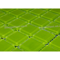 La fábrica de la fuente de China enquista el mosaico de cristal de los verdes de los productos para el azulejo de la piscina